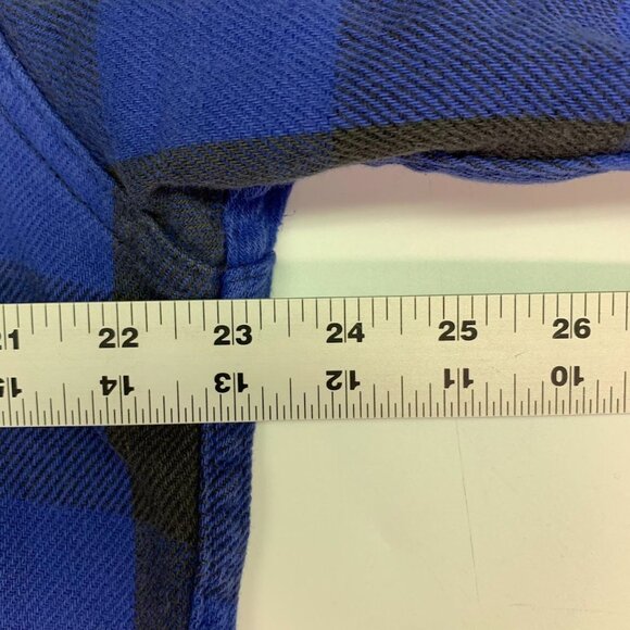 Osh Kosh B'Gosh Men's‎ Plaid Knit Button Up Long Sleeve Shirt Size L - Picture 12 of 13